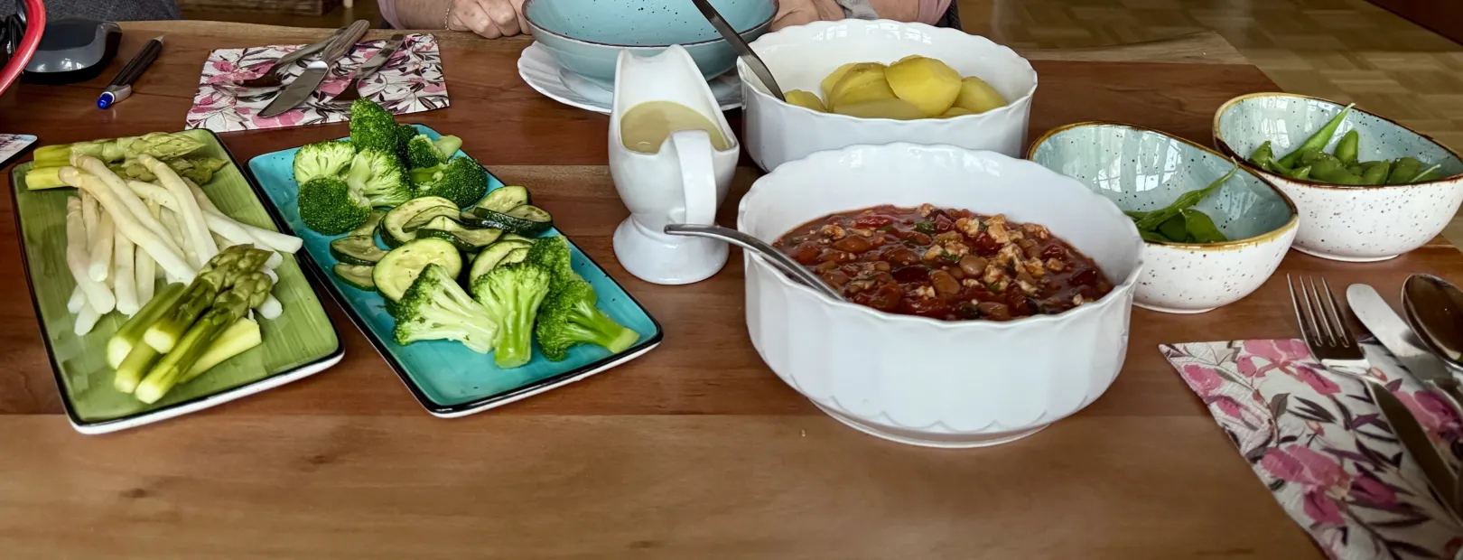 Auch Ilse hat mich mit wunderbarem essen verwöhnt Ich höre zu – ein Jahr im Schweigen